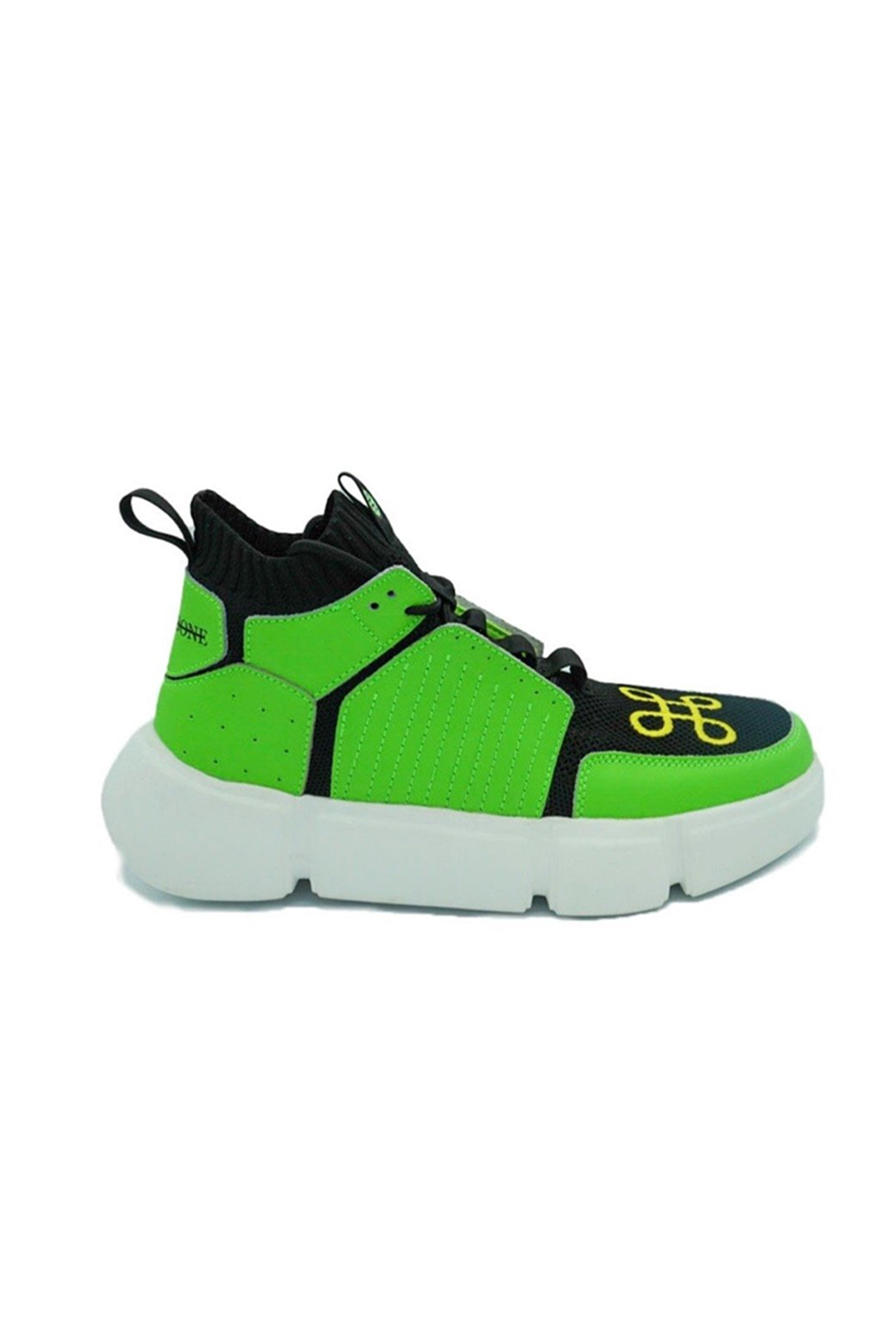 BLOCK SHOE BLACK SAFETY GREEN NIGHT EDITION