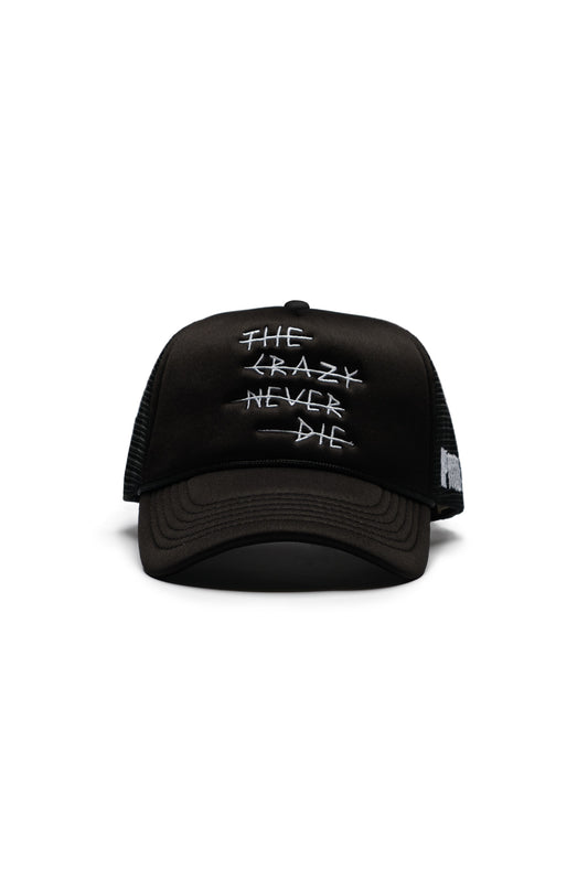 THE CRAZY NEVER DIE TRUCKER HATS